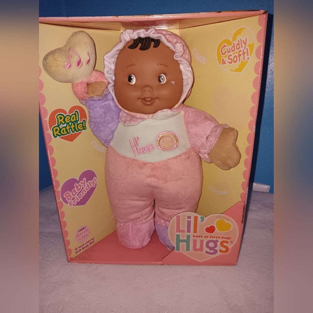 JC Toys Lil Hugs Soft Body Baby Doll 12 Inch First Plush Baby Doll NWOT